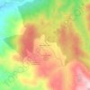 Monte Cresia topographic map, elevation, relief