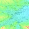 洛阳市 topographic map, elevation, relief