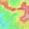 Gemmenich topographic map, elevation, relief