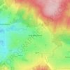 Arbrefontaine topographic map, elevation, relief