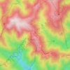 Hotham Heights topographic map, elevation, relief