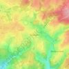 Schoppen topographic map, elevation, relief