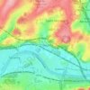 Tilleur topographic map, elevation, relief