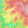 Redu topographic map, elevation, relief