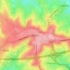 Battice topographic map, elevation, relief