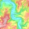 Marcourt topographic map, elevation, relief