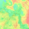 Mildura topographic map, elevation, relief