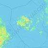 Åland Islands topographic map, elevation, relief