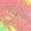 Gilgit-Baltistan topographic map, elevation, relief