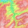 Theux topographic map, elevation, relief