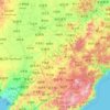 Jilin topographic map, elevation, relief