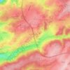Polleur topographic map, elevation, relief