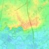 Rumst topographic map, elevation, relief