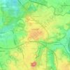 Landgraaf topographic map, elevation, relief