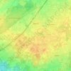 Brecht topographic map, elevation, relief