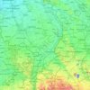 Limburg topographic map, elevation, relief