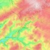 Malmedy topographic map, elevation, relief