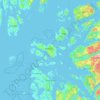Stavanger topographic map, elevation, relief