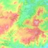 Padru topographic map, elevation, relief