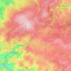 Waimes topographic map, elevation, relief