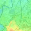 Born topographic map, elevation, relief