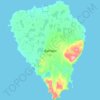 Bear Island topographic map, elevation, relief