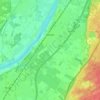 Belfeld topographic map, elevation, relief