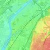 Tegelen topographic map, elevation, relief