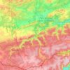 Couvin topographic map, elevation, relief