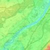 Kessel topographic map, elevation, relief