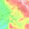 Isili topographic map, elevation, relief