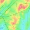 Ringwood East topographic map, elevation, relief