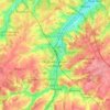 Ottignies-Louvain-la-Neuve topographic map, elevation, relief