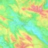 L'Aquila topographic map, elevation, relief