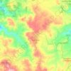 Nulvi topographic map, elevation, relief