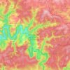 Herbeumont topographic map, elevation, relief