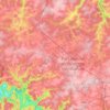 Bièvre topographic map, elevation, relief