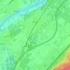 Reuver topographic map, elevation, relief