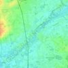 Duffel topographic map, elevation, relief