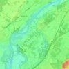 Beesel topographic map, elevation, relief