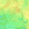 Arendonk topographic map, elevation, relief
