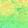 Oud-Turnhout topographic map, elevation, relief