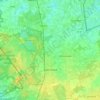 Kalmthout topographic map, elevation, relief