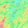 Ji'an City topographic map, elevation, relief