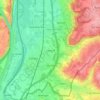 Eijsden topographic map, elevation, relief