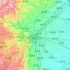 Shijiazhuang City topographic map, elevation, relief