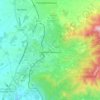 Soleminis topographic map, elevation, relief