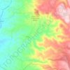 San Basilio topographic map, elevation, relief