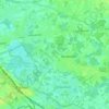 Bonheiden topographic map, elevation, relief