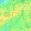 Wilrijk topographic map, elevation, relief
